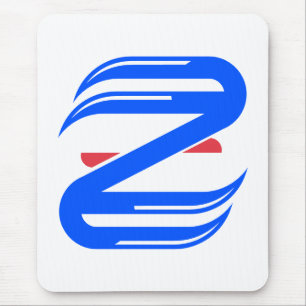 Mousepad Equipe de Letra Atlética Personalizável Z