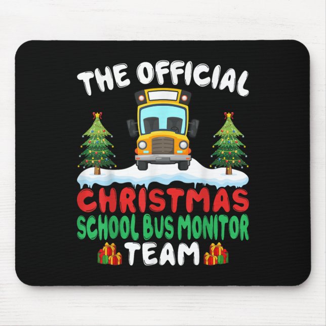 Mousepad Equipe de Monitor de Ônibus Escolar de Natal - Mon (Frente)