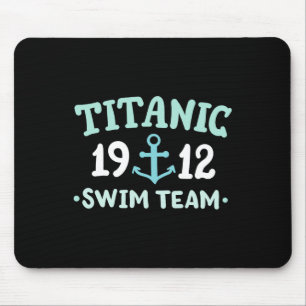 Mousepad Equipe de Natação do Titanic 1912 Navio Cruzeiro R