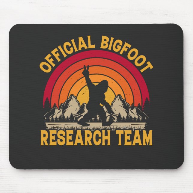 Mousepad Equipe de pesquisa original Bigfoot (Frente)