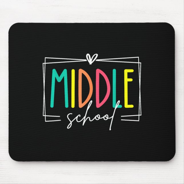Mousepad Equipe de professor de ensino médio time dos sonho (Frente)