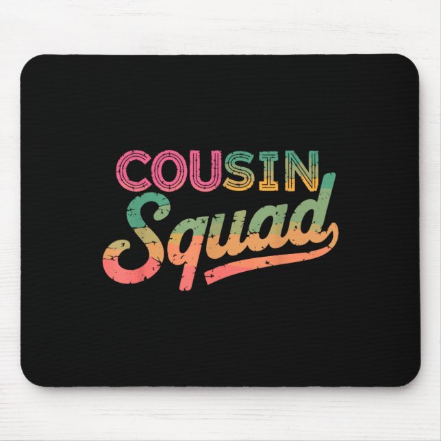 Mousepad Equipe de Reunião de Encontro Familiar Prima Squad (Frente)