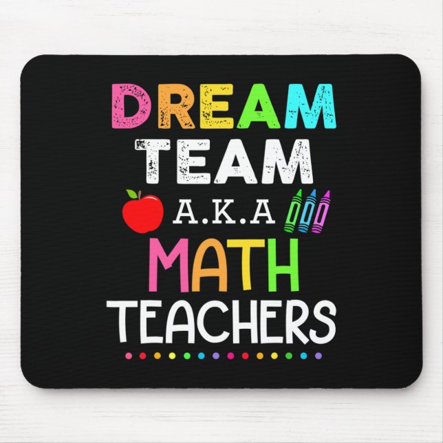 Mousepad Equipe De Sonhos De Professores De Matemática E Pr (Frente)