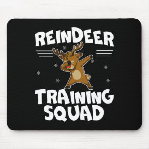 Mousepad Equipe de Treinamento de Rena Esquadrão de Veados
