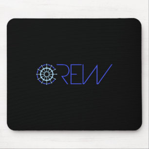 Mousepad Equipe de Vela Tripulação do Navio Roda do Leme Te