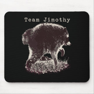 Mousepad Equipe do Lindo Guaxinim Engraçado Jimoty Masculin