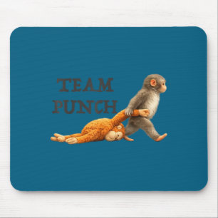 Mousepad Equipe do macaco bebê dá um soco meme engraçado do
