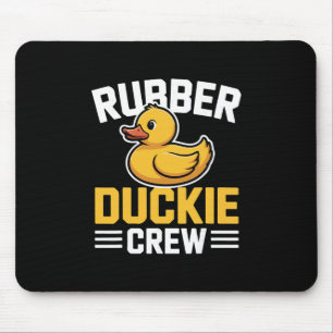 Mousepad Equipe do Patinho de Borracha Pato Engraçado Anima