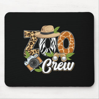 Mousepad Equipe do Zoológico Animais da Savana Vida Selvage