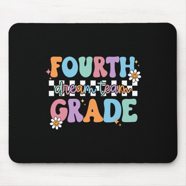 Mousepad Equipe dos Sonhos da Quarta Série de Volta às Aula (Frente)