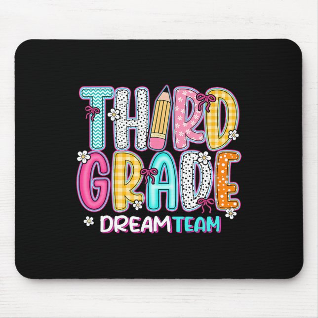 Mousepad Equipe dos Sonhos da Terceira Série de Volta à Esc (Frente)
