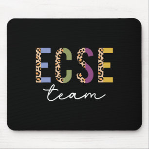 Mousepad Equipe Ecse Leopard Volta às Aulas Professoras Fof