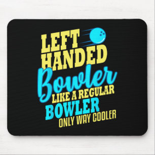 Mousepad Equipe Engraçada de Bowler à Esquerda
