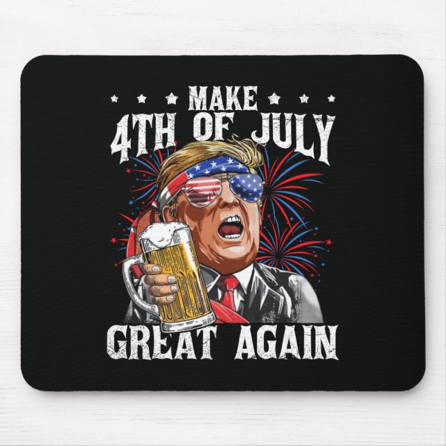 Mousepad Equipe Engraçada De Cerveja De Bebendo Faz 4 De Ju (Frente)
