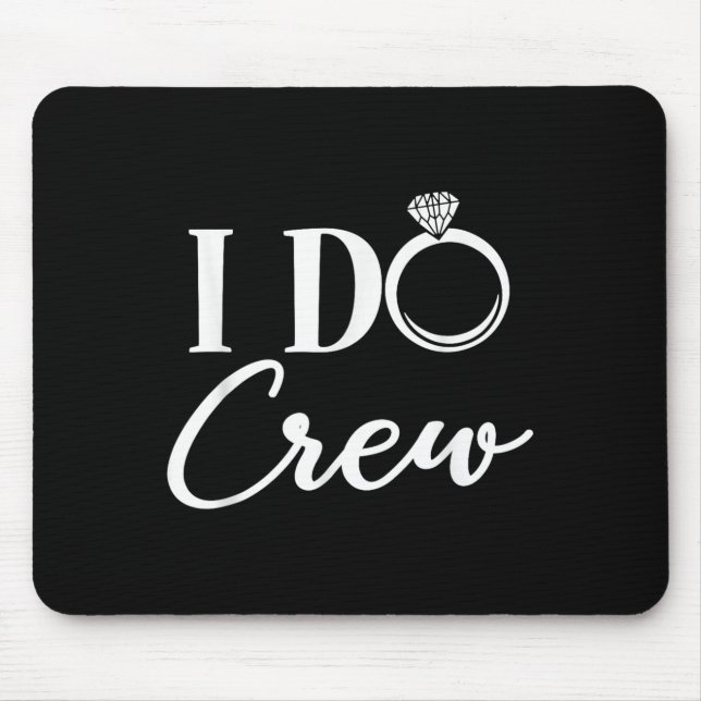 Mousepad Equipe Eu Faço, despedida de solteira festa de cas (Frente)