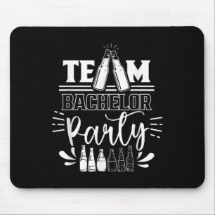 Mousepad Equipe Festa de Despedida de Solteiro Noivo Noiva