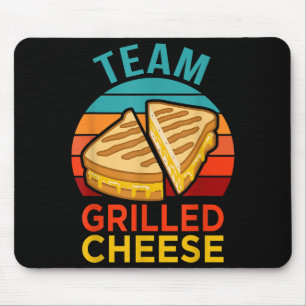 Mousepad Equipe Gelada De Sanduíche Engraçado De Queijo Eng