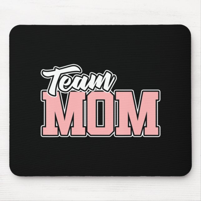 Mousepad Equipe MOM T Jogador de basebol Pão de Voleibol (Frente)