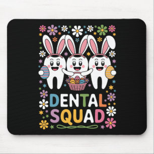 Mousepad Equipe Odontológica Funny Teeth Dentista Feliz Dia