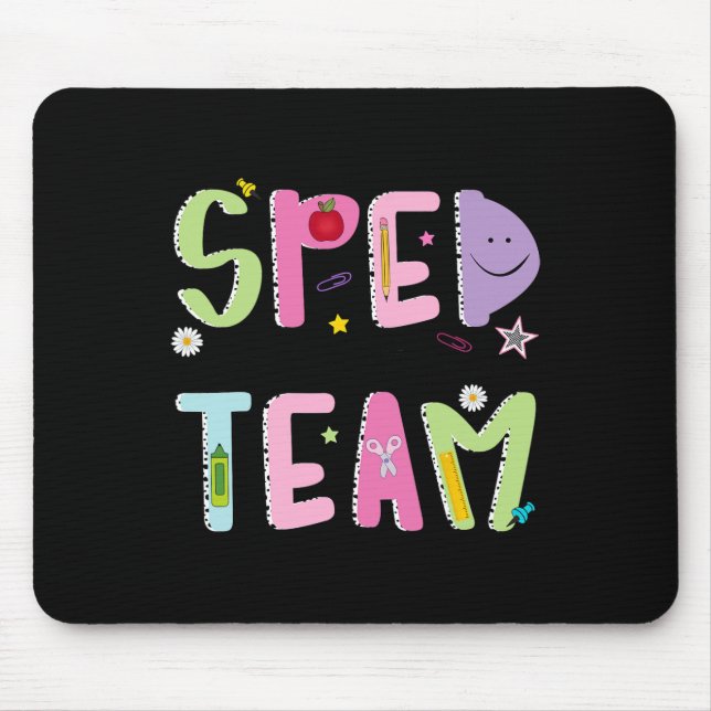 Mousepad Equipe Retro de Educação Especial Sonho Groovy Sp (Frente)