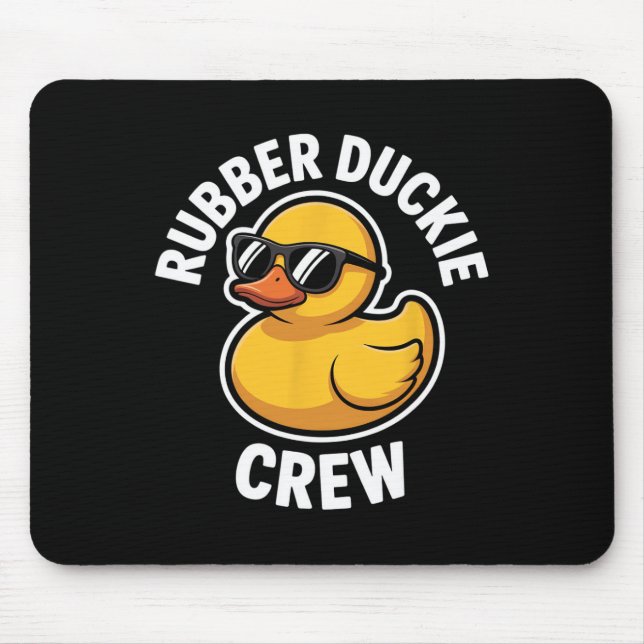 Mousepad Equipe Rubber Duckie Aproveitando as Férias no Nav (Frente)