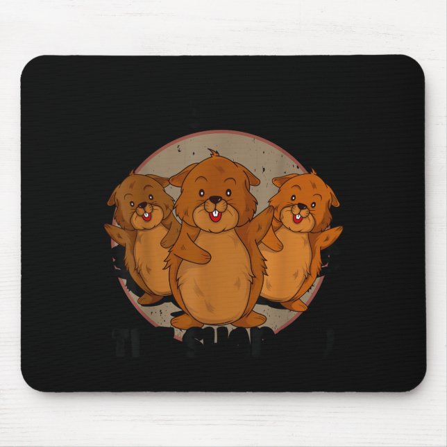 Mousepad Equipe Shadow Crew Groundhog Dia da Marmota Respei (Frente)