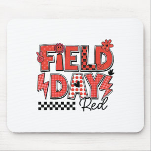 Mousepad Equipe Vermelha do Dia de Campo Cor Viagem Equipe