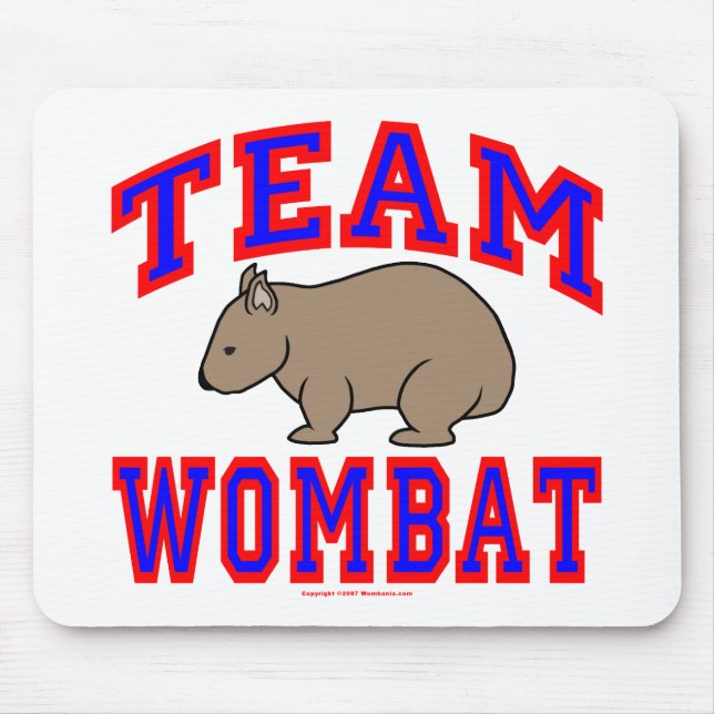 Mousepad Equipe Wombat VI (Frente)