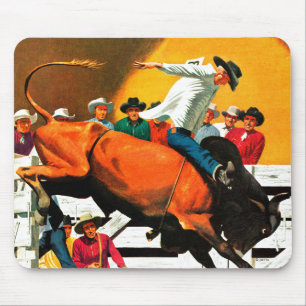 Mousepad Equitação de Bull por Fred Ludekens