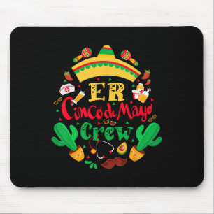 Mousepad Er Cinco De Mayo Enfermeira Sala De Emergência Da