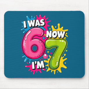 Mousepad Era 6 7 aniversário 67 meme 7 anos aniversário cri
