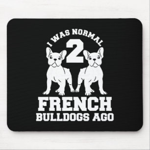 Mousepad Era Normal 2 Bulls Franceses Ago Animal Dog Lover