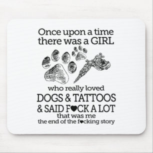 Mousepad Era Uma Vez Uma Menina Adorava Cachorro E Ta