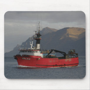 Mousepad Erla N, barco do caranguejo no porto holandês,