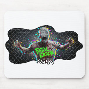 Mousepad Erro Fatal – Glitch Zumbi Cyber Horror