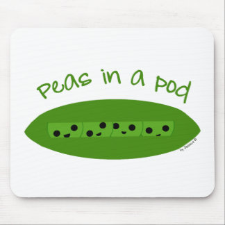 Mousepad Ervilhas em um vagem (picosegundo pelo kolohe