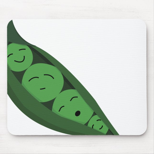 Mousepad Ervilhas felizes (Frente)