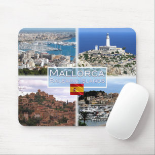 Mousepad ES Mallorca - Vista da Baía de Palma - Boné de F