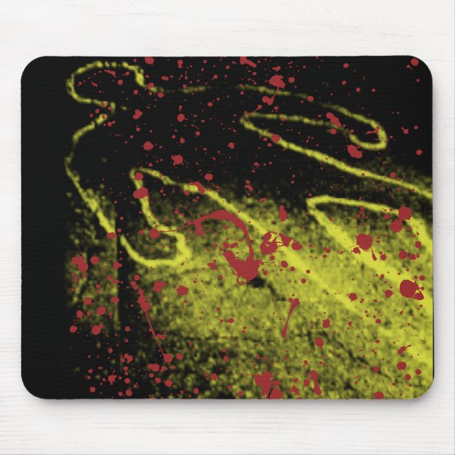 Mousepad Esboço do giz (Frente)