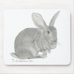 Mousepad Esboço gigante flamengo do coelho