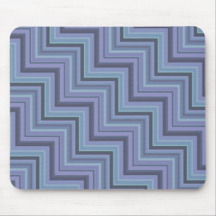 Mousepad Escada de stripes de cinza azul