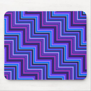 Mousepad Escadas azuis e roxas