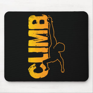 Mousepad Escalada em Rocha Divertida para Entusiastas de Bo