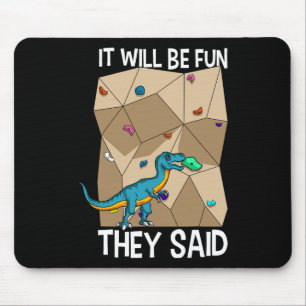 Mousepad Escalador de Blocos Artificial Dinosaur C
