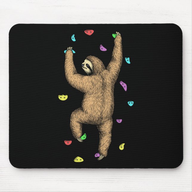Mousepad Escalador de Parede de Climber Indoor Lento Sloth  (Frente)