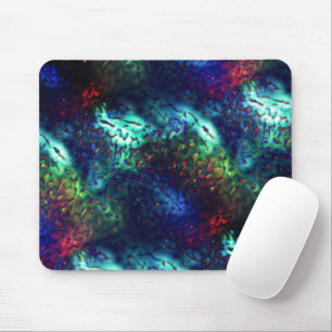 Mousepad Escalas brilhantes sobre fundo azul escuro a color