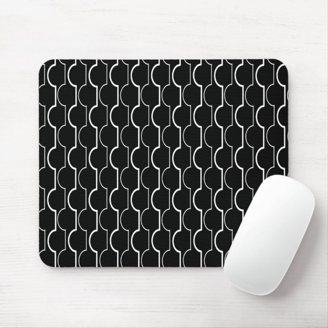 Mousepad Escamas Pretas (Com mouse)