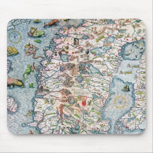 Mousepad Escandinávia, detalhe do porto de Carta