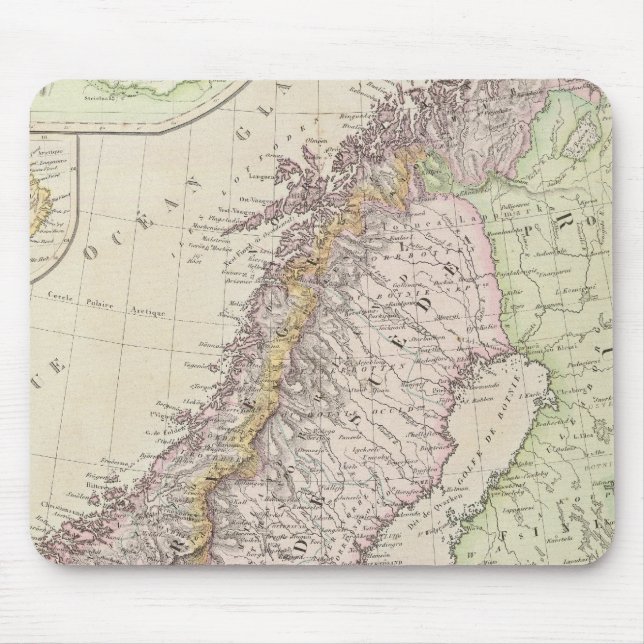 Mousepad Escandinávia, Suecia (Frente)