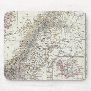 Mousepad Escandinávia, Suecia, Noruega